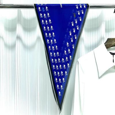 Pañuelo de Seda Crepe Estampado Diamante - Image 40