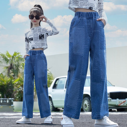 Pantalones Otoñales para Niñas con Tobillo Ajustado - Image 4
