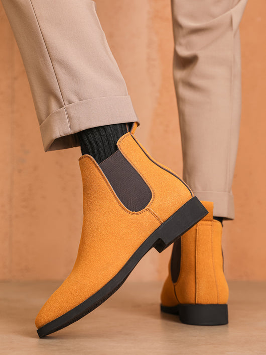 Zapatos Casuales Británicos con Elástico y Cordones para Hombre - Image 10