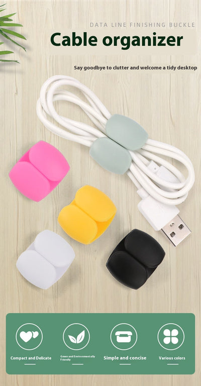 Organizador de Cables Adhesivo - Enrollador Compacto - Image 16