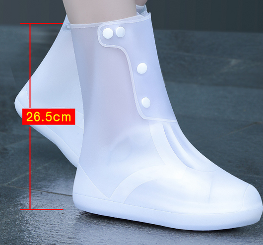 Cubrezapatos Impermeables Blancos PVC Reutilizables para Mujer - Image 11
