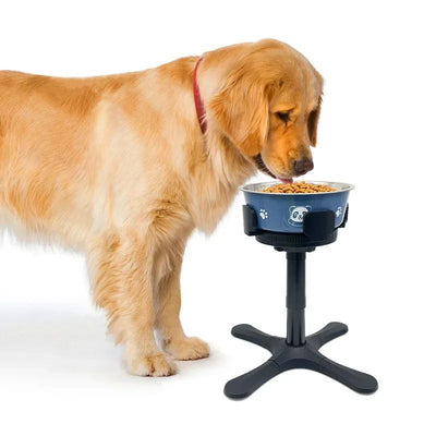 Comedero Elevado Ajustable para Perros Medianos y Grandes con Base Antideslizante