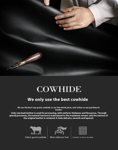 Mochila Ejecutiva de Cuero Genuino para Hombre - Primera Capa - Image 18