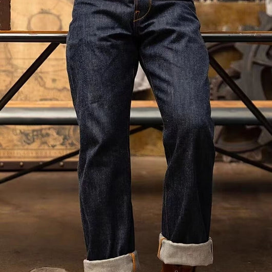 Pantalones Vaqueros Vintage Rectos para Invierno - Image 4