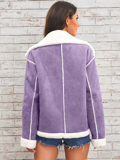 Chaqueta Polar con Cuello Tipo Polo - Abrigo Casual para Invierno - Image 12
