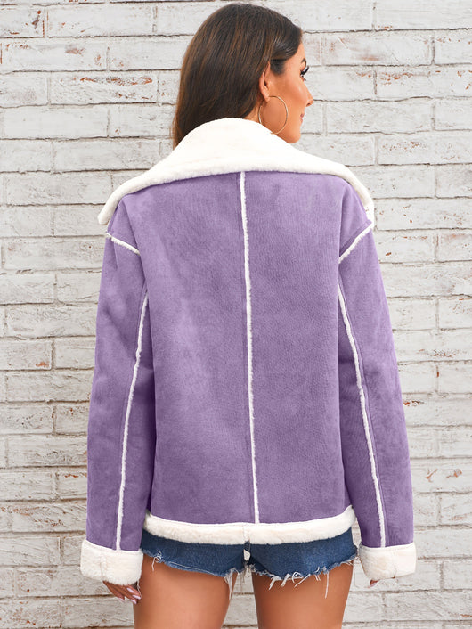 Chaqueta Polar con Cuello Tipo Polo - Abrigo Casual para Invierno - Image 12