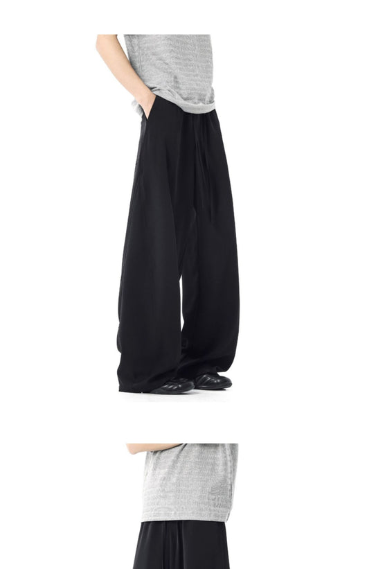 Pantalones Casuales de Corte Elegante con Detalles de Costura para Hombre - Primavera y Verano - Image 21