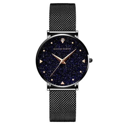 Reloj de Cuarzo Impermeable para Mujer con Diseño Estrellado Minimalista - Image 5