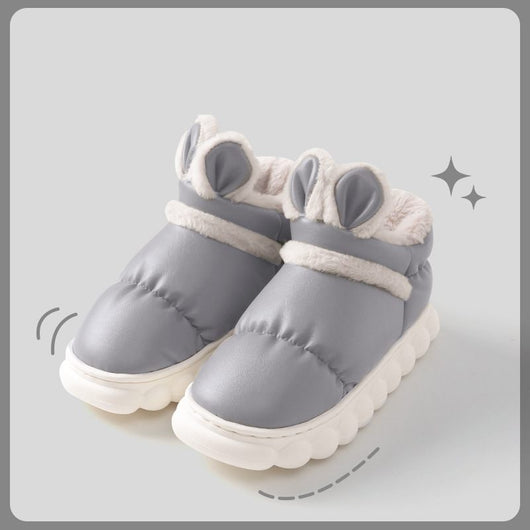 Pantuflas de Pareja Impermeables Antideslizantes de Algodón - Image 10