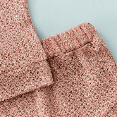 Conjunto Deportivo Casual Textura Waffle Colores Sólidos - Image 19