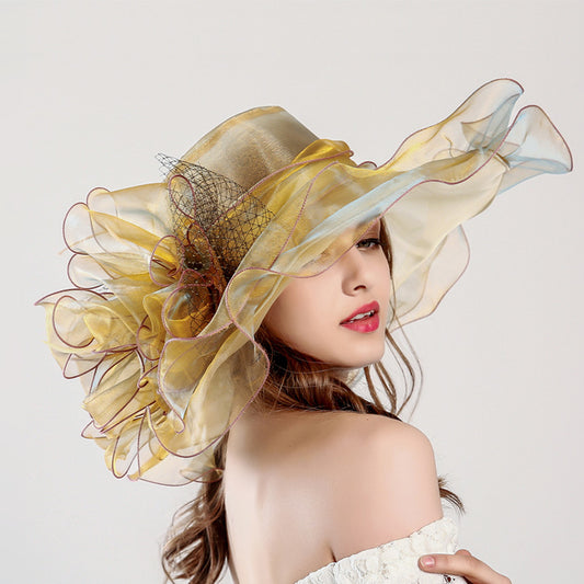 Malla Organza con Protección UV - Estilo Europeo y Americano