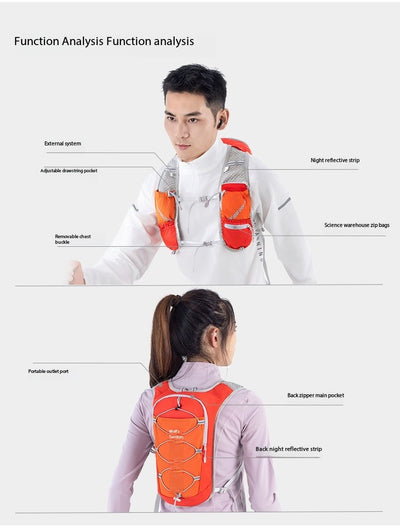 Mochila Deportiva Multifuncional para Ciclismo, Senderismo y Running - Image 12