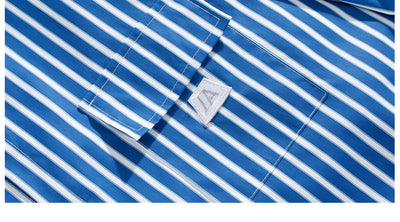 Camisa Holgada a Rayas de Manga Larga para Hombre - Image 4