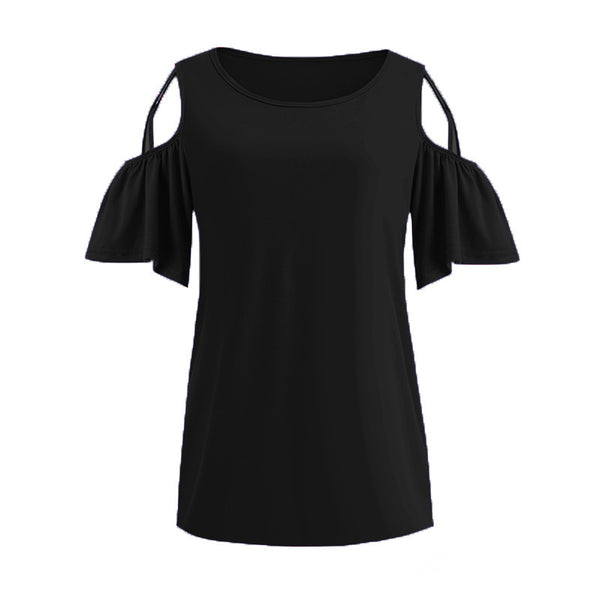 Blusa Hombro Descubierto Manga Corta - Diseño Elegante y Versátil - Image 5