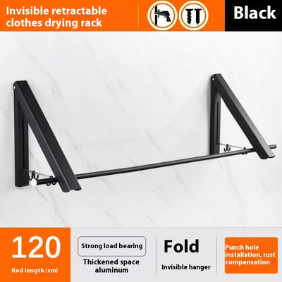 Tendedero Invisible Plegable de Aluminio sin Perforaciones - Image 7