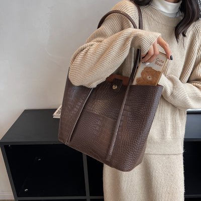 Bolso Tote Retro de Gran Capacidad para el Día a Día - Image 9