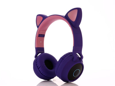 Auriculares Gaming Inalámbricos Bluetooth con Orejas de Gato - Image 3