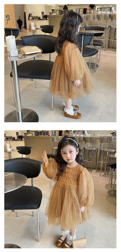 Vestido de Malla Elegante para Niña - Image 14