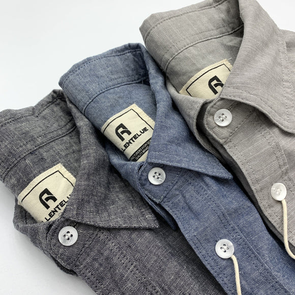 Camisa Retro de Lino y Algodón para Hombre - Estilo Japonés Transpirable