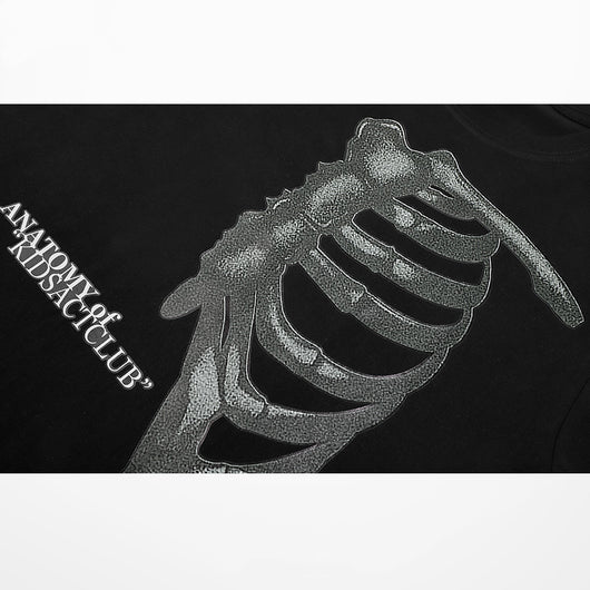 Camiseta Calavera Estilo Urbano Europeo y Americano
