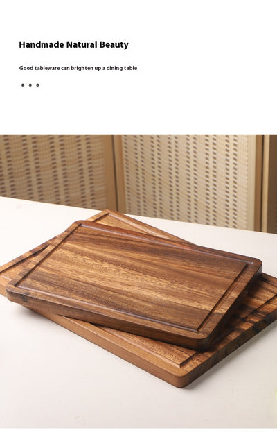 Tabla de Cortar de Madera Maciza Acacia Mangium para Cocina - Image 8