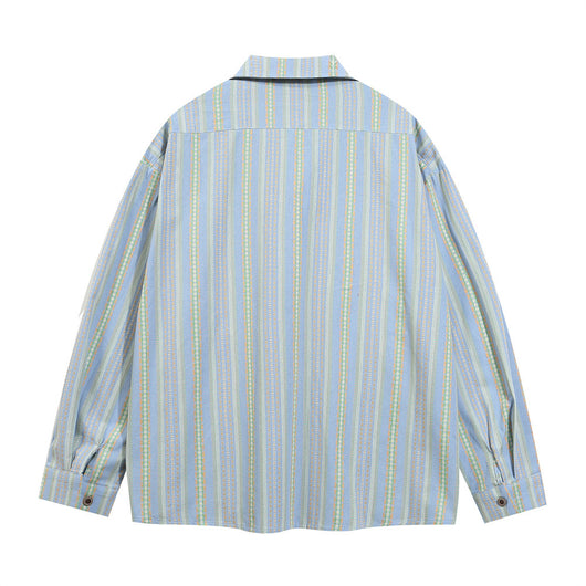 Camisa Holgada Hip-hop para Hombre - Primavera y Otoño - Image 16