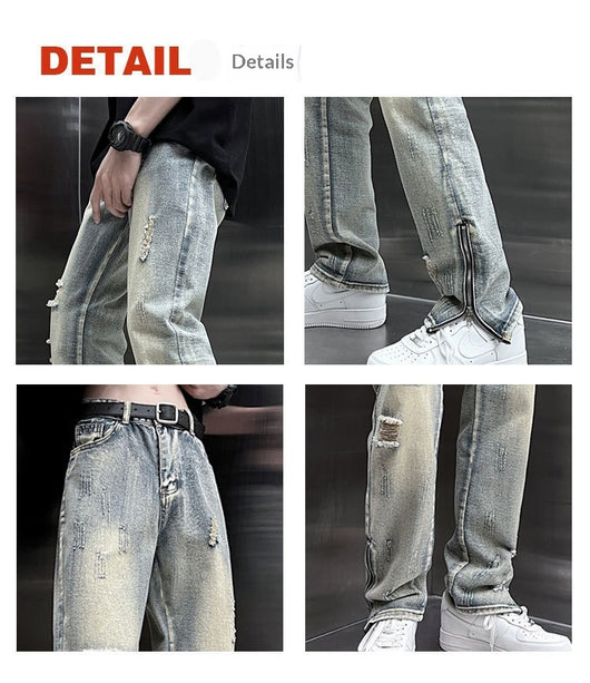 Jeans Holgados para Hombre con Cierre Lateral - Colección Primavera Verano - Image 11