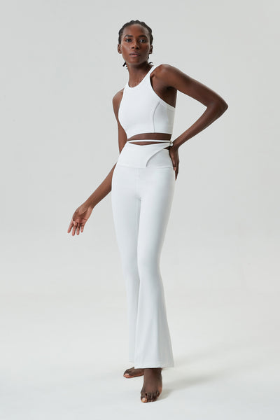 Pantalones Yoga Ajustados con Cordón para Mujer Tallas Grandes - Image 17
