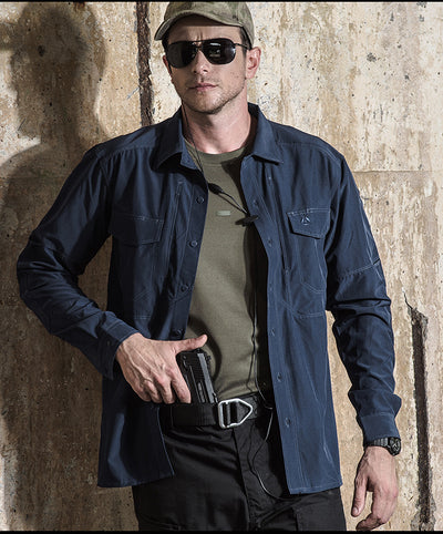 Camisa de Entrenamiento Especial Deportiva para Hombre, Manga Larga, Secado Rápido y Stretch - Image 14