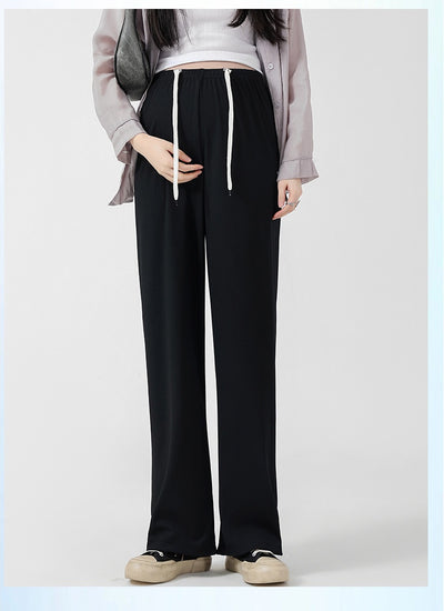 Pantalones Premamá Cómodos de Pierna Ancha sin Cintura Ajustable - Image 23
