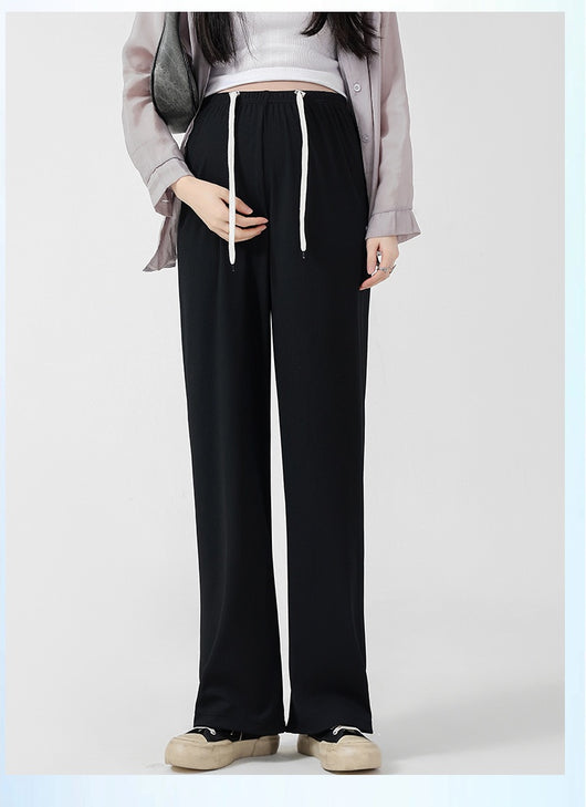 Pantalones Premamá Cómodos de Pierna Ancha sin Cintura Ajustable - Image 23