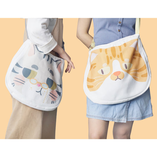 Bolsa Mensajera Gato Kawaii Grande para Mujer - Image 14