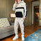Conjunto de Dos Piezas para Hombre con Chaqueta Deportiva con Capucha