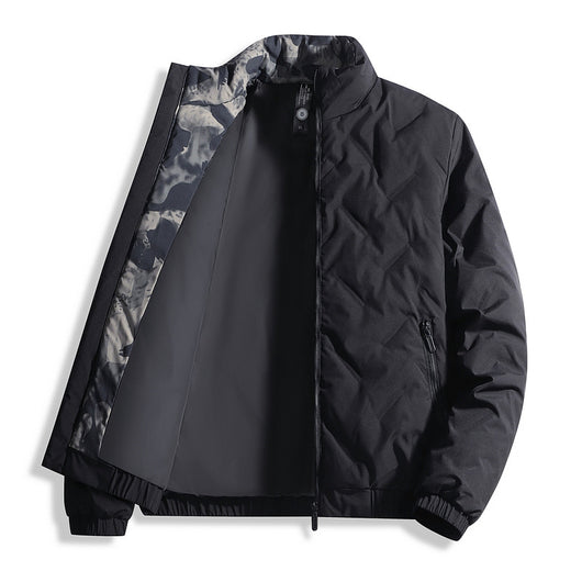 Chaqueta de Plumas para Hombre: Abrigo Grueso Impermeable y Térmico - Image 4