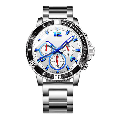 Reloj Deportivo Multifuncional con Banda de Acero Luminosa - Image 5