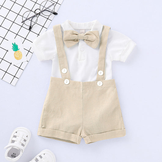 Tirantes para Niño Gris Azul Multicolor con Moño - Image 10