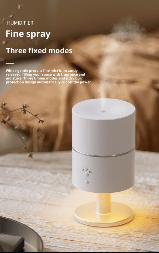 Lámpara de Escritorio con Humidificador y Luz Nocturna Silenciosa - Image 14