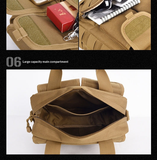 Mochila Táctica Camuflaje Nylon - Bolso Crossbody para Hombre - Image 22
