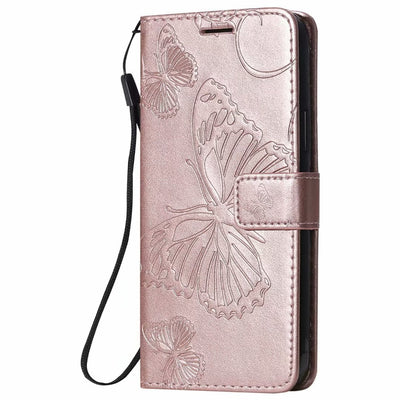 Funda de Cuero para Teléfono con Mariposa Prensada - Image 40