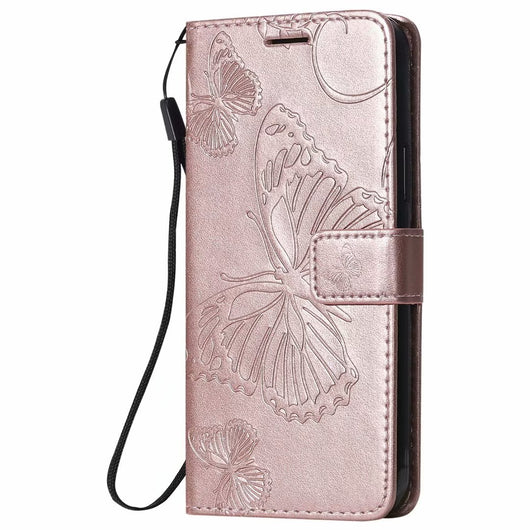 Funda de Cuero para Teléfono con Mariposa Prensada - Image 40