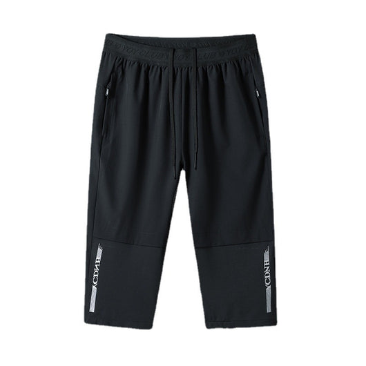 Mallas Deportivas Ice Silk para Hombre - Pantalones Capri Secado Rápido Talla Grande - Image 13