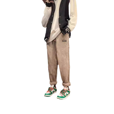 Pantalones Deportivos Hombre Otoño-Invierno con Forro Polar y Bloques de Color - Image 5