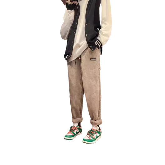 Pantalones Deportivos Hombre Otoño-Invierno con Forro Polar y Bloques de Color - Image 5