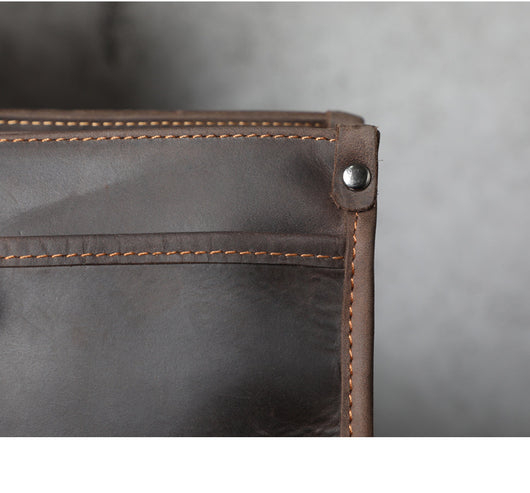 Maletín Ejecutivo de Cuero Genuino con Gran Capacidad para Laptop - Image 17