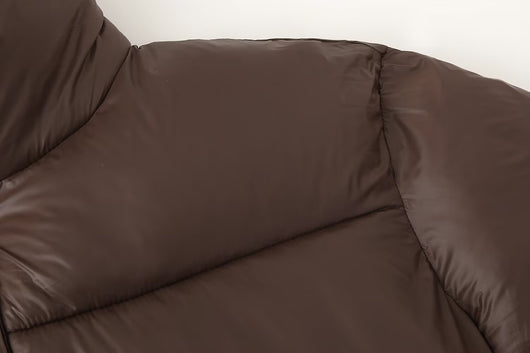 Abrigo de Algodón con Cuello Mao Minimalista y Versátil para Mujer - Image 19