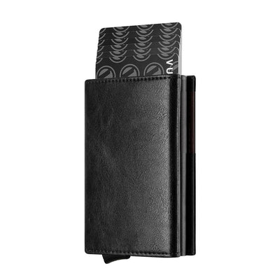 Billetera Metálica Automática de Cuero y Aluminio con Capacidad Ampliada - Image 13