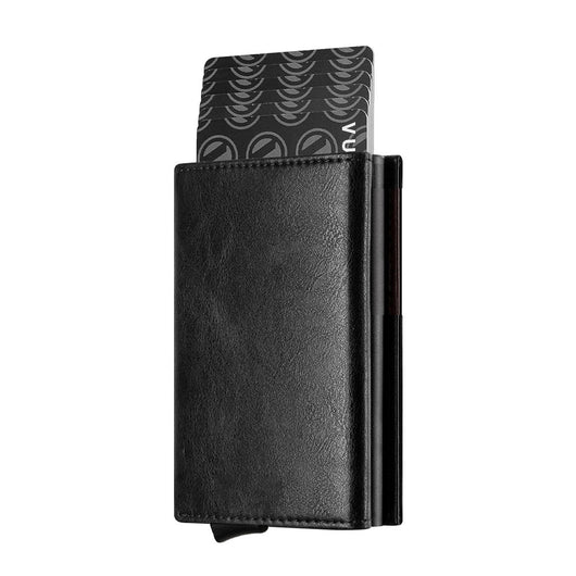 Billetera Metálica Automática de Cuero y Aluminio con Capacidad Ampliada - Image 13