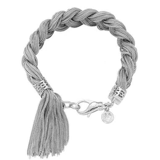 Pulsera de Plata 925 Retorcida con Trenzas para Mujer - Image 4