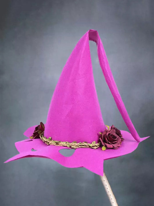 Sombrero de Bruja Moderno Lana Felt Punta - Disfraz Halloween Cálido Otoño Invierno - Image 9