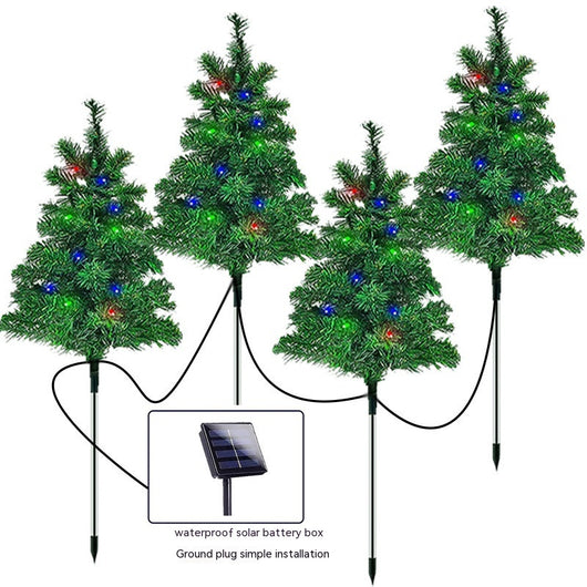 Árbol de Navidad Solar para Exterior - Lámpara Decorativa de Patio - Image 2